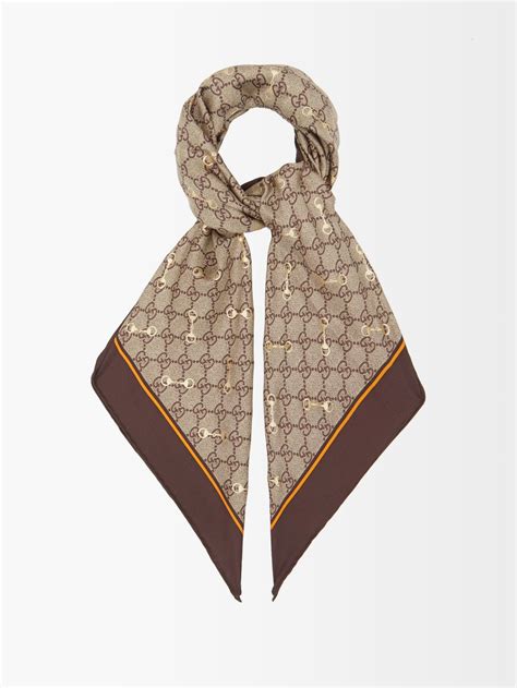 foulard gucci online|farfetch gucci scarves.